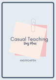 Casual Teaching Pack - Kindergarten
