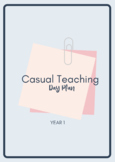 Casual Teaching Plan - Year 1