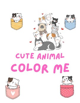 Preview of Cat Animal Color Me