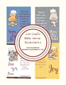 Preview of Cat Chef Bookmarks