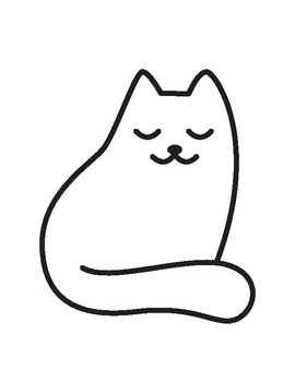 93 Simple Cat Coloring Pages  Latest Free