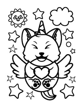 Cat Coloring sheets by Arch Designs | TPT