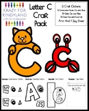 Cat, Crab: Letter C Alphabet Craft, Hat - Beginning Sounds