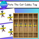 Cat Cubby Tags, Back To School, PreK, Kindergarten