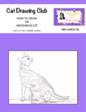 Cat Drawing Club- How to Draw an Abyssinian Cat- Step by Step