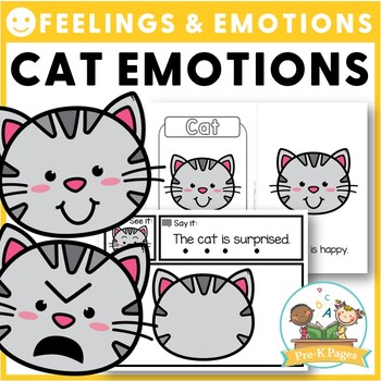 Preview of Cat Emotions for Pre-K and Preschool