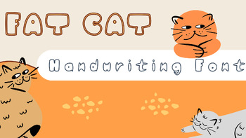 Preview of Fat Cat Handwriting Font