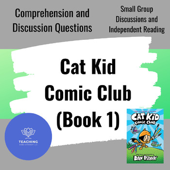 Preview of Cat Kid Comic Club (Book 1) Comprehension and Activity Workbook