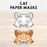 Pets Animal Paper Masks Printable Coloring Craft Activity Costume Template