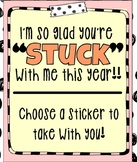 I'm Happy to be Stuck with you printable