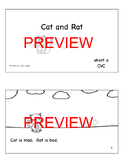 Cat and Rat short a CVC decodable book