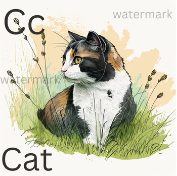 Preview of Cat flashcard