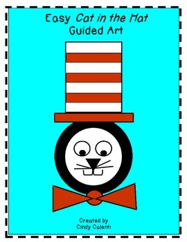 Preview of Cat in the Hat: Guided Art Activity