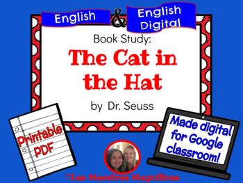 Preview of Cat in the Hat (PDF & Google Slides) Printable and Digital
