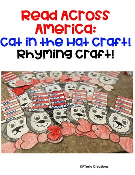 Preview of Cat in the Hat Rhyming Craft / Read Across America Rhyming Craft