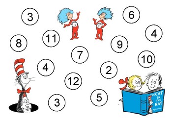Cat in the Hat Roll and Cover by Teaching With Miss Johnston | TpT