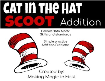 Preview of Cat in the Hat  Scoot-Addition
