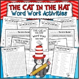 Cat in the Hat: Word Work Activities