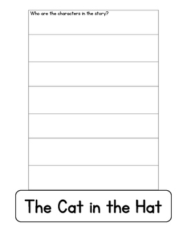 Cat in the Hat characters by Resendez Rocks | Teachers Pay Teachers