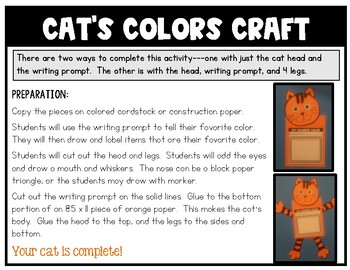 Cat S Colors Writing Craft And Activities For The Book By Jane Cabrera,Crock Pot Tofu Tikka Masala