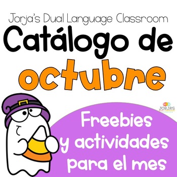 Preview of Catálogo de actividades octubre: Halloween in Spanish, Día de los muertos y más!