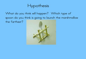catapult experiment hypothesis