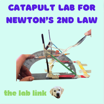 Preview of Catapult Lab with Newton's 2nd Law + Answer Key