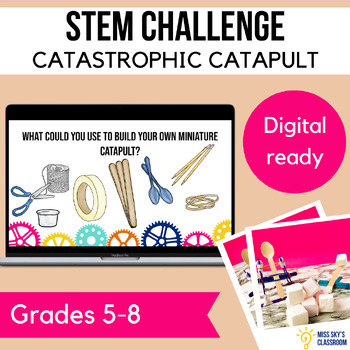 Preview of Catapult STEM Activity using the Engineering Design Process and Analyzing Means