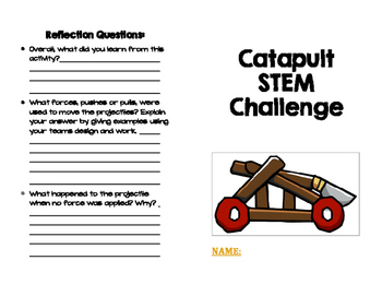 Preview of Catapult STEM Challenge Brochure