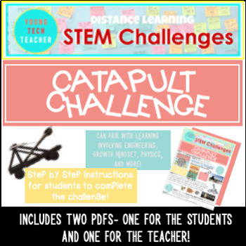 Preview of Catapult STEM Challenge- Distance Learning