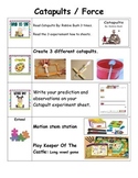 Catapult and Force Book with science experiements