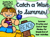 Catch A Wave to Summer {End of Year Activities and Review Work}
