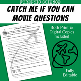 Catch Me If You Can Movie Guide Questions Worksheet