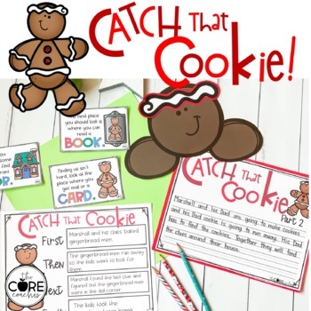 Preview of Catch that Cookie Read Aloud lesson plans - Christmas Cookies Activities