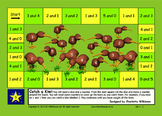 Catch a Kiwi Game to learn joining numbers together