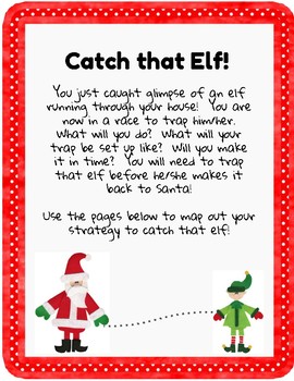 Catch that Elf! by The Overly Energized Teacher | TPT