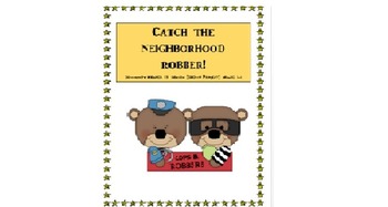 Preview of Catch the Robber! Community Helper Group Lesson