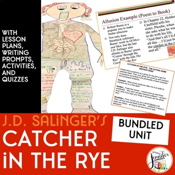 Preview of Catcher in the Rye COMPLETE, ORGANIZED 20 day Unit-BUNDLE!