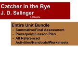 Catcher in the Rye - Entire Unit - All Plans, Activities a