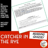 Catcher in the Rye: Reading Check Quizzes for Every Chapte