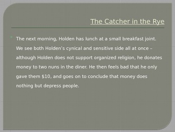 The Catcher in the Rye, Summary, Analysis, Reception, & Facts