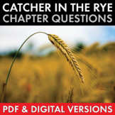Catcher in the Rye Chapter Questions, Salinger, Study Guid