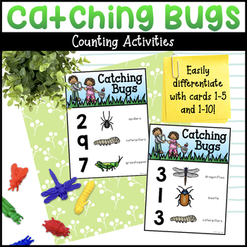 Catching Bugs Counting Activity & Insect Tally Mark Activity by