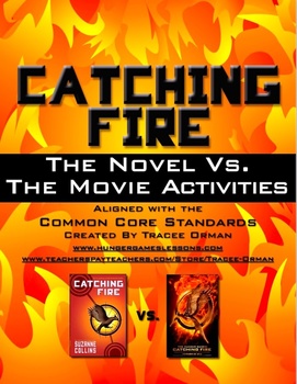 Preview of Catching Fire Book vs. Movie Activities - Common Core