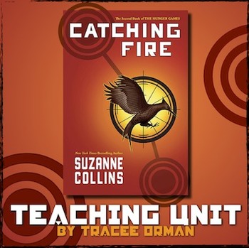 Preview of Catching Fire Complete Unit: Questions, Activities, Tests, Vocab