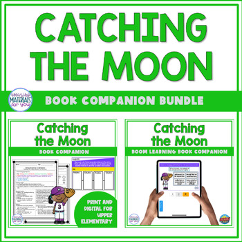 Preview of Catching the Moon Narrative Nonfiction Book Companion Mini BUNDLE
