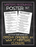 Poster set: Catchy Openers and Why It Matters Closers
