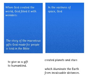 Preview of Catechesis of the Good Shepherd (CGS) Level 3 Gifts Individual Work Strip