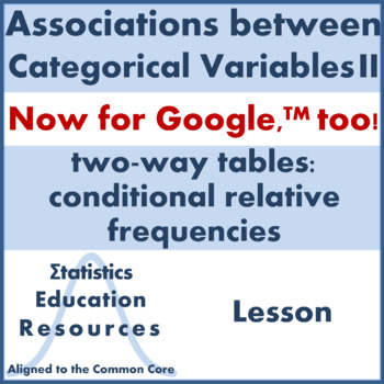 Preview of Categorical Data & Two-Way Tables: Conditional Relative Frequency (Common Core)