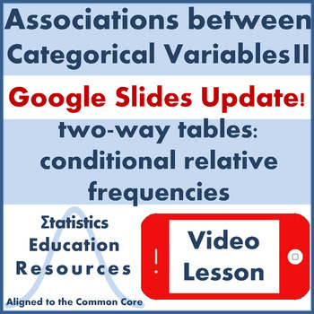 Preview of Categorical Data & Two-Way Tables (Video): Conditional Relative Frequency